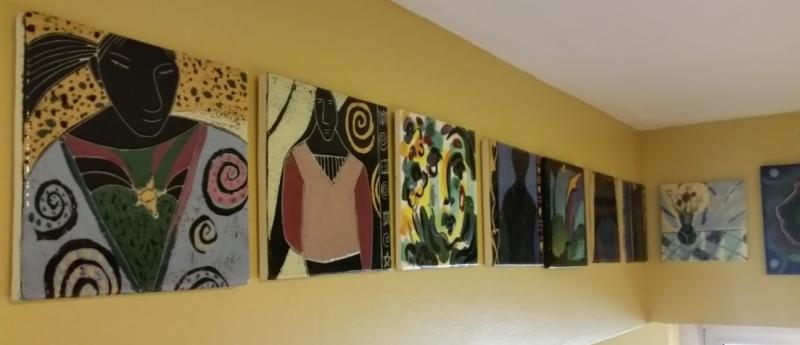 A peek at a few of Diane's artTILEs, including her first